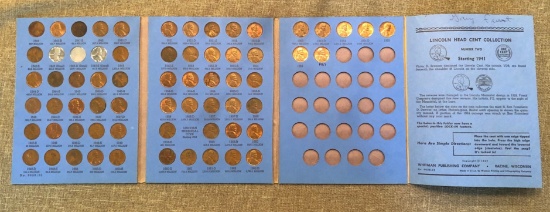 1941-1967 Lincoln Head Cent Collection -- Complete Collection With 66 Coins