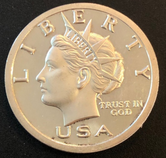 2006 Liberty Dollar $20 -- One Ounce .999 Fine Silver