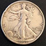 1939-D Walking Liberty Half Dollar