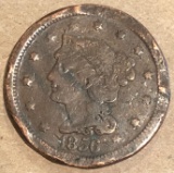 1856 Braided Hair Large Cent