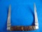 4593 TWO BLADE REMINGTON MUSKRAT POCKET KNIFE WITH 2 BLADES-NICE ORIGINAL