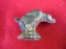 SMALL CAST METAL DOG FIGURE-ODD