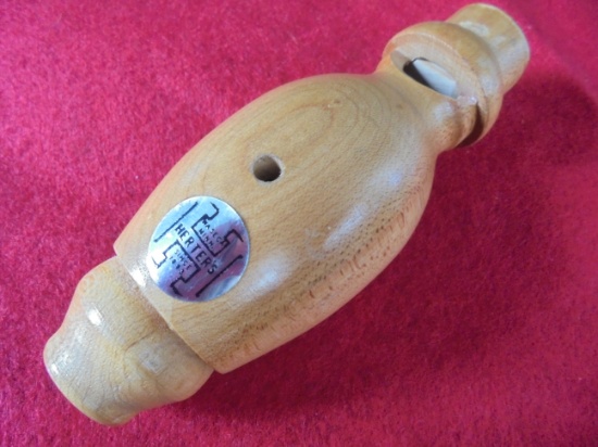 NEW OLD STOCK "HERTERS" WOOD DOVE CALL-WITH BOX & DIRECTIONS