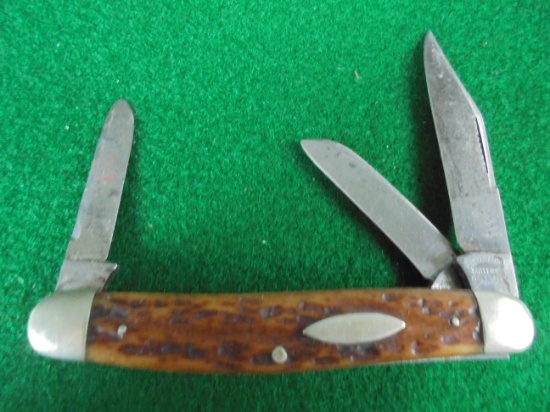 OLD THREE BLADE "CATTARAUGUS" NO. 32179 POCKET KNIFE
