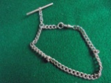 10 1/2 INCH LONG GOLD COLORED WATCH CHAIN-VERY ATTRACTIVE