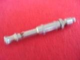 OLD 3 INCH LONG ALL METAL WHISTLE-NICE & CLEAN