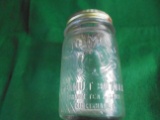 OLD EMBOSSED JAR WITH 