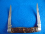 4593 TWO BLADE REMINGTON MUSKRAT POCKET KNIFE WITH 2 BLADES-NICE ORIGINAL