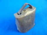 2 1/2 INCH TALL METAL COW BELL-OLD AND NEAT