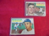 (2) OLD TOPP'S BASEBALL CARDS-DON MUELLER & JIM KONSTANTY
