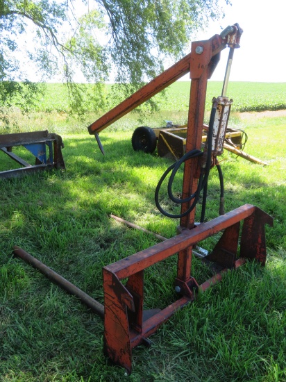 60" F-11 BALE FORK W/ HYDRAULIC CYLINDER