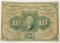 UNITED STATES 10 CENT FRACTIONAL CURRENCY -- FIRST ISSUE