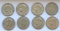 SET OF (8) EISENHOWER $1.00 COINS