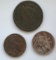 (3) PIECE US COIN COIN COLLECTION -- LARGE CENT & BUFFALO NICKELS