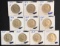 SET OF (10) KENNEDY HALF DOLLARS - (7) ARE 40% SILVER