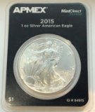 2015 AMERICAN SILVER EAGLE - 1 OZ. FINE SILVER