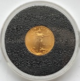 2004 $5 GOLD AMERICAN EAGLE - 1/10 OUNCE OF FINE GOLD