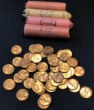 (5) ROLLS OF UNCIRCULATED LINCOLN MEMORIAL CENTS --- 1961-D