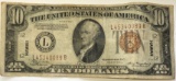 SERIES 1934-A $10 HAWAII WWII EMERGENCY NOTE