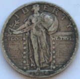 1924 UNITED STATES STANDING LIBERTY QUARTER