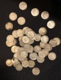 SET OF (50) SILVER ROOSEVLET DIMES -- ALL FROM 1964