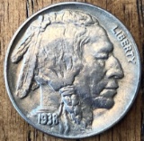 1938-D BUFFALO NICKEL -- GEM UNCIRCULATED