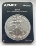 2015 AMERICAN SILVER EAGLE - 1 OUNCE OF FINE SILVER