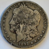 1892-O MORGAN SILVER DOLLAR