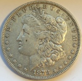 1878 MORGAN SILVER DOLLAR - 8 TAIL FEATHERS