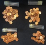 SET OF (4) BU ROLLS OF LINCOLN MEMORIAL CENTS -- 1963 & 1963-D