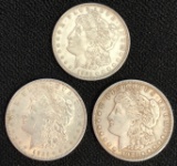 (3) 1921 MORGAN SILVER DOLLARS