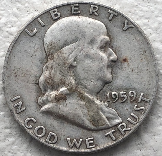 1959-D Franklin Half Dollar