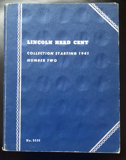 Whitman Lincoln Cent Album With 66 Total Coins Inside