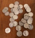 Set of (37) Washington Silver Quarters