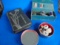 MISC. OLD SEWING ITEMS-NEEDLE BOOK,SEWING CASE ETC