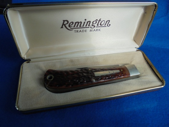 REMINGTON BULLET KNIFE IN PRESENTATION BOX-LOOKS NEVER USED-EXCELLENT