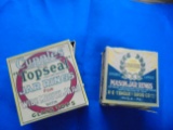 (2) OLD ADVERTISING BOXES FOR FRUIT JAR RINGS-