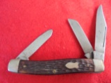 OLD NO. 881 SCHRADE-WALDEN 3 BLADE POCKET KNIFE