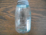 ANTIQUE MASON JAR-SMALL SIZE-NOV. 30 1858 PAT. DATE EMBOSSED