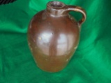 ANTIQUE CROCK OR STONEWARE 'MOTTO' JUG FROM W.D. BELL-ELISABETHTOWN KENTUCKY