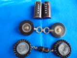 (3) OLD BELT CLIPS EARLY PLASTIC OR BAKELITE