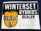 WINTERSET HYRBIDS ADVERTISING METAL SIGN