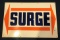 NEW OLD STOCK SURGE METAL ADVERTISING SIGN