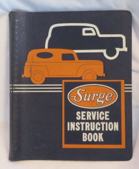 VINTAGE "SURGE" SERVICE INSTRUCTION BOOK