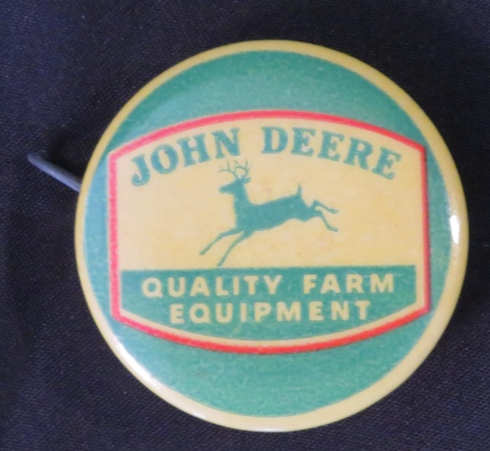 JOHN DEERE CELLULOID ADVERTSING TAPE MEASURE