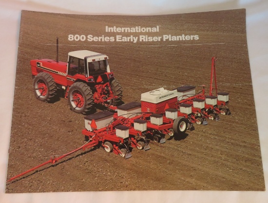INITERNATIONAL 800 SERIES EARLY RISER PLANTERS - SALES BROCHURE