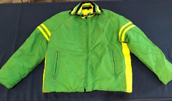 VINTAGE JOHN DEERE "THE BEAUTIFUL BODYGUARDS" SNOWMOBILE JACKET