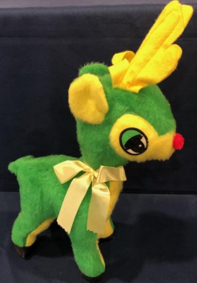 JOHN DEERE "RED NOSE REINDEER" - 18 INCHES TALL