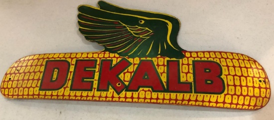 DEKALB FLYING EAR MASONITE SIGN