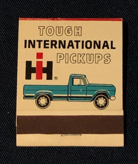 INTERNATIONAL PICKUPS MATCH BOOK - ATKINSON, NEBRASKA